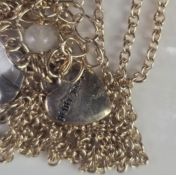 Betsey Johnson Layered Daisy Floral Crystal Pearl Necklace Set NWT - Picture 6 of 8